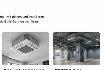 Klimatisierter moderner Gewerberaum